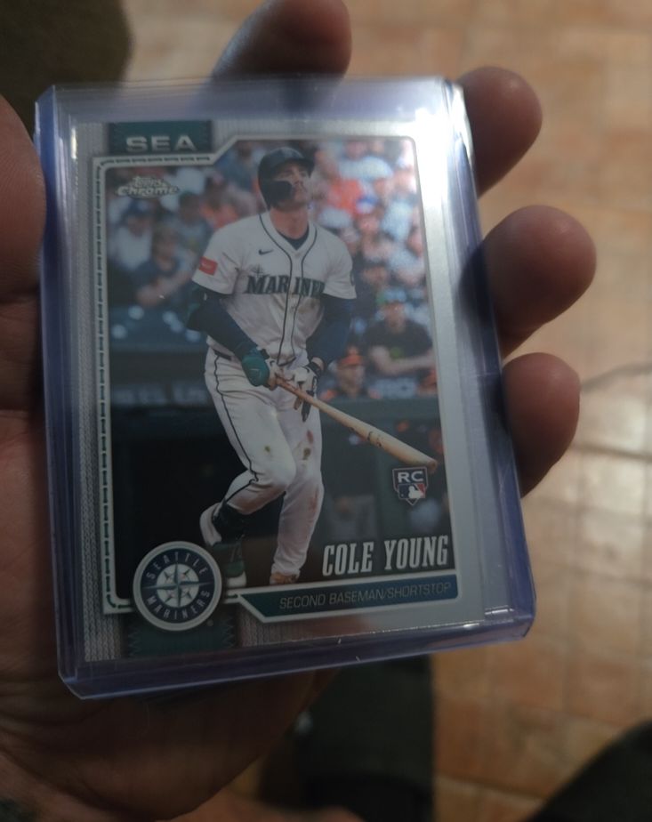 2026 Topps Chrome #23 Cole Young — front