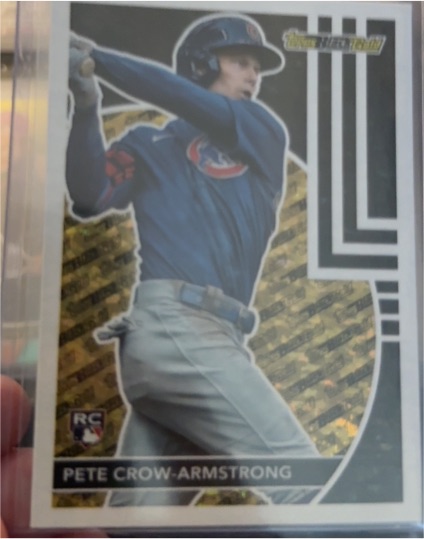 2024 Topps Update Black Gold #BG-15 Pete Crow-Armstrong — front