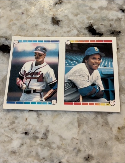 1989 Topps Sticker #219 Bo Jackson — front
