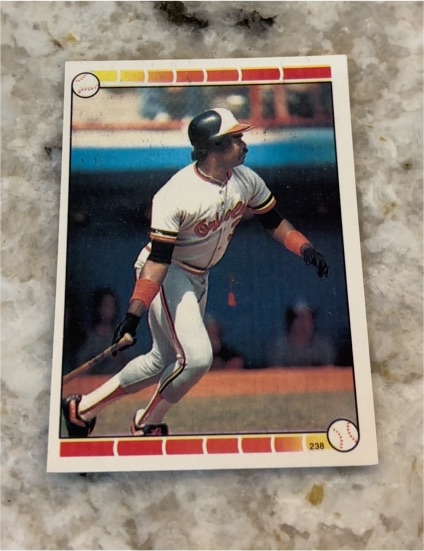 1989 Topps Stickers #238 Eddie Murray — front