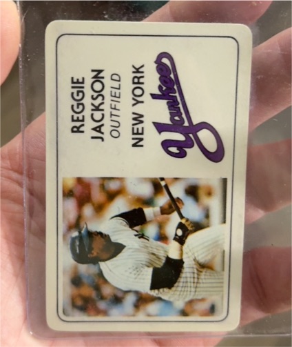 1981 Topps Perma-Graphics #125-007 Reggie Jackson — front