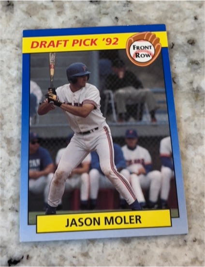1992 Front Row Draft Picks #29 Jason Moler — front