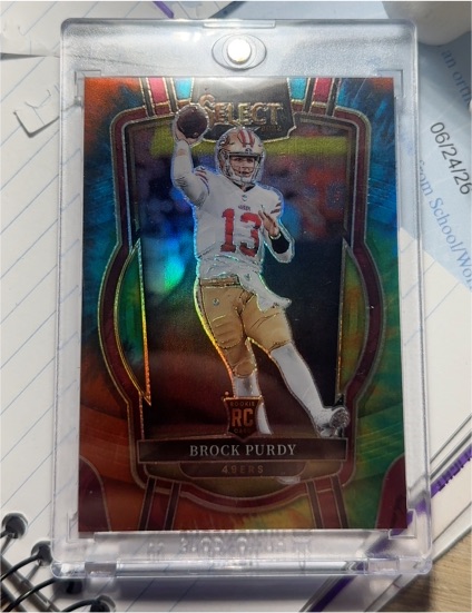 2022 Panini Select #213 Brock Purdy — front