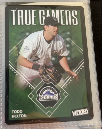 2003 Upper Deck Victory True Gamers #177 Todd Helton — front