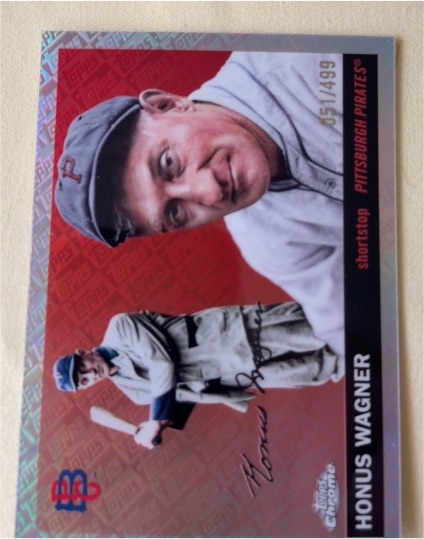2025 Topps Chrome Platinum Anniversary #439 Honus Wagner — front