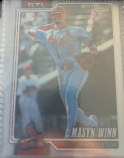 2026 Topps Chrome #217 Masyn Winn — front