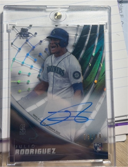 2022 Topps Clearly Authentic RC TEK Julio Rodriguez — front