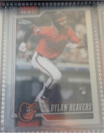 2026 Topps Chrome #218 Dylan Beavers Rookie — front