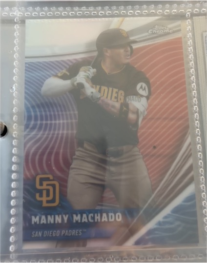 2026 Topps Chrome #RVA-3 Manny Machado Chrome Rivals Away — front