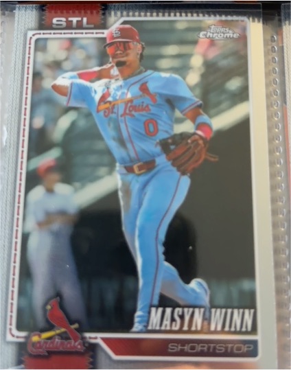 2026 Topps Chrome #217 Masyn Winn — front