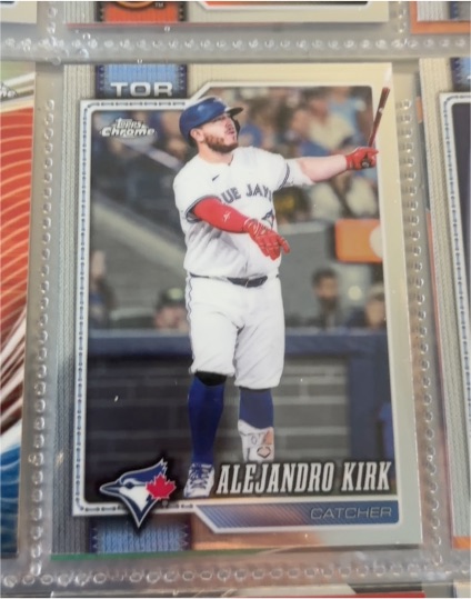 2026 Topps Chrome #105 Alejandro Kirk — front