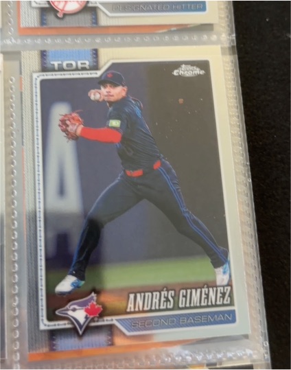 2026 Topps Chrome #286 Andrés Giménez — front