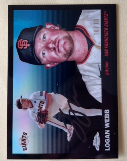 2025 Topps Chrome Platinum #176 Logan Webb — front