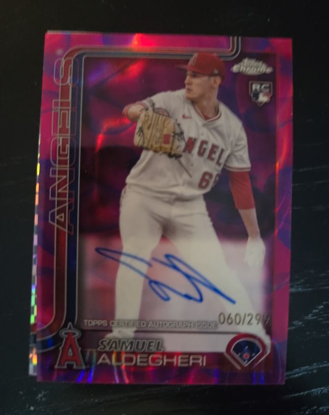 2025 Topps Chrome #RA-SA Samuel Aldegheri — front