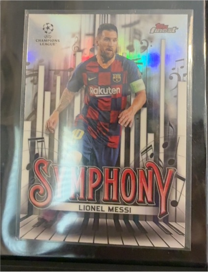 2024-25 Topps Finest UEFA Symphony #SY-2 Lionel Messi — front