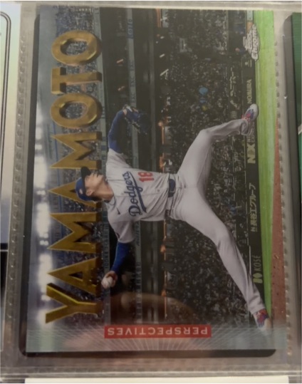 2026 Topps Chrome Perspectives #P-4 Yoshinobu Yamamoto — front