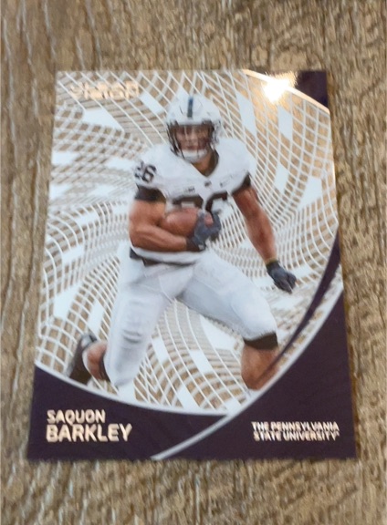 2023 Panini Chronicles Draft Picks Clear Vision #22 Saquon Barkley — front