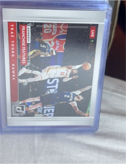 2021-22 Donruss #3 Trae Young Franchise Features — front