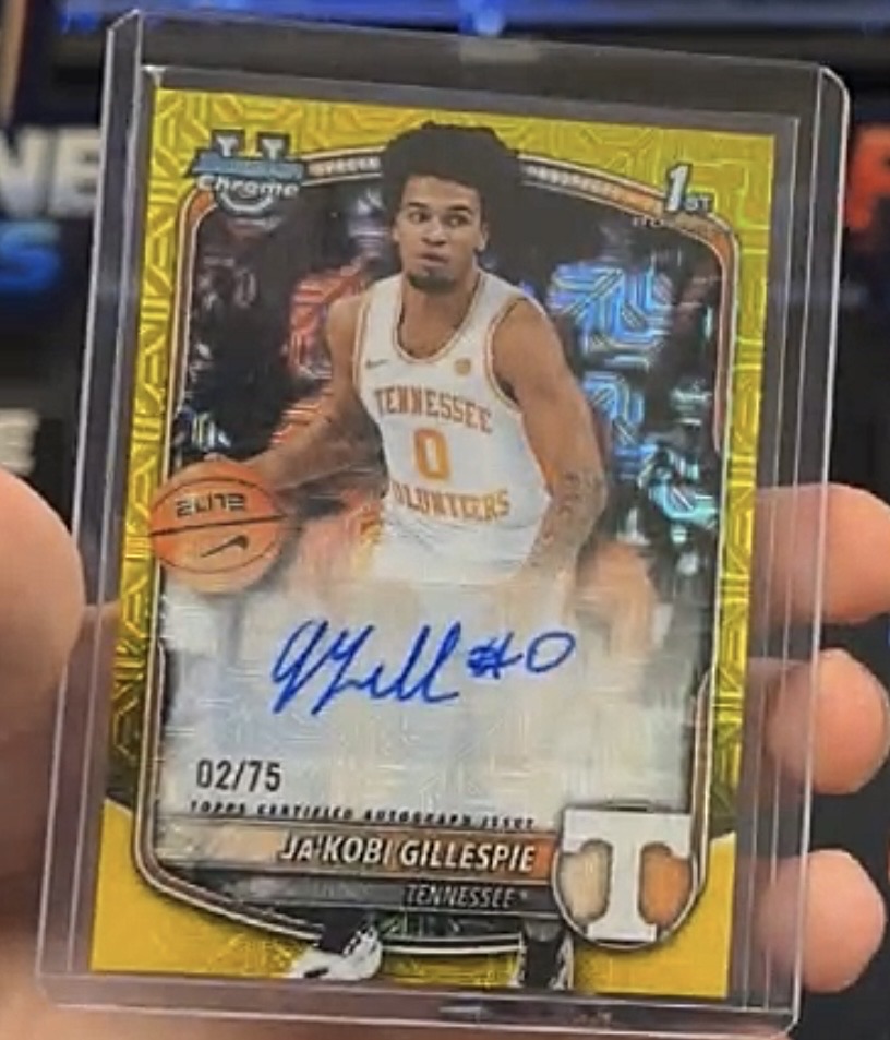 2025 Bowman Chrome 1st Ja'Kobi Gillespie #BCP-58 — front
