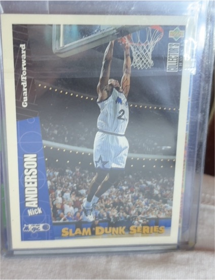 1996-97 Upper Deck Collector's Choice Slam Dunk Series #24 Nick Anderson — front