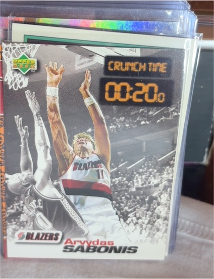 1997 Upper Deck Nestle Crunch Time #CT02 Arvydas Sabonis — front