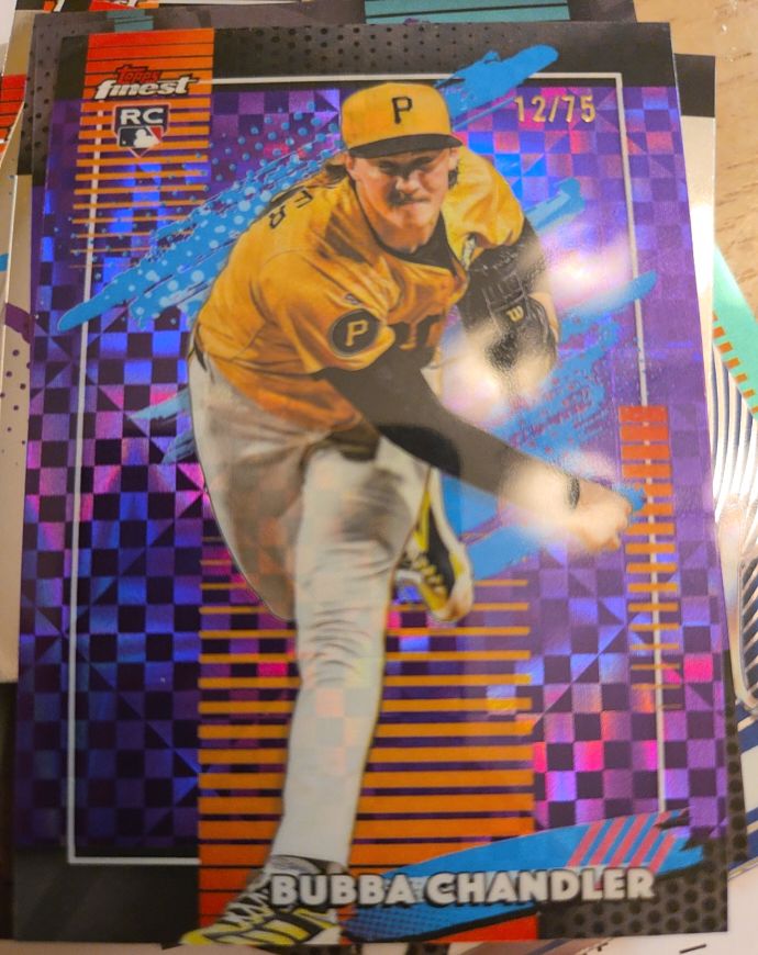2026 Topps Finest #182 Bubba Chandler — front