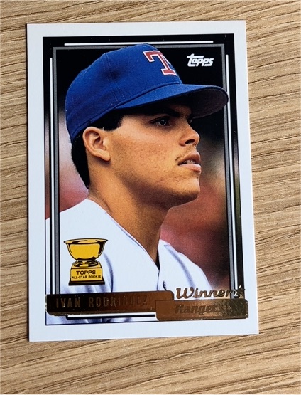 1992 Topps #78 Ivan Rodriguez Gold Winner — front