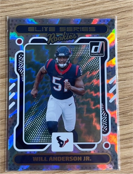 2023 Panini Donruss #1 Will Anderson Jr. Elite Series Rookies — front