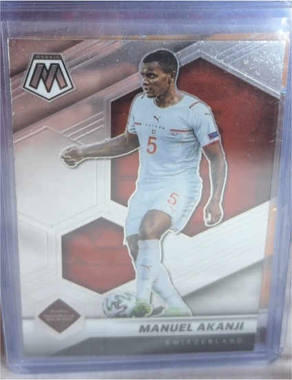 2021-22 Panini Mosaic FIFA Road to World Cup #141 Manuel Akanji Switzerland — front