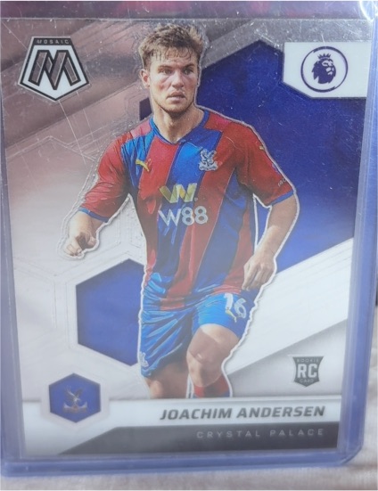 2021-22 Panini Mosaic Premier League #133 Joachim Andersen — front