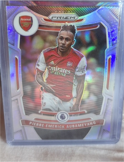2021-22 Panini Prizm Premier League #209 Pierre-Emerick Aubameyang — front