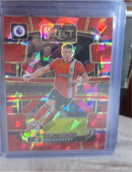 2023-24 Panini Select Premier League Terrace Red Ice Prizm #60 Ross Barkley — front