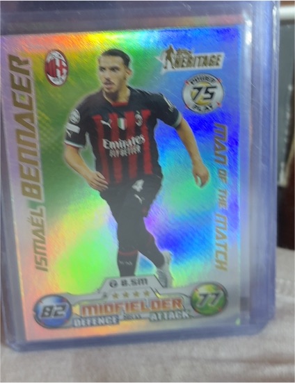 2022-23 Topps Match Attax Extra #MH13 Ismaël Bennacer — front
