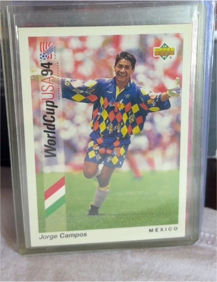 1993 Upper Deck World Cup 94 Preview #39 Jorge Campos — front