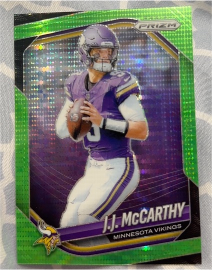 2025 Panini Prizm #279 J.J. McCarthy — front