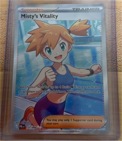 2026 Pokémon #111 Misty's Vitality — front