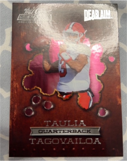 2021 Wild Card Alumination Dead Aim #ANDA-23 Taulia Tagovailoa — front