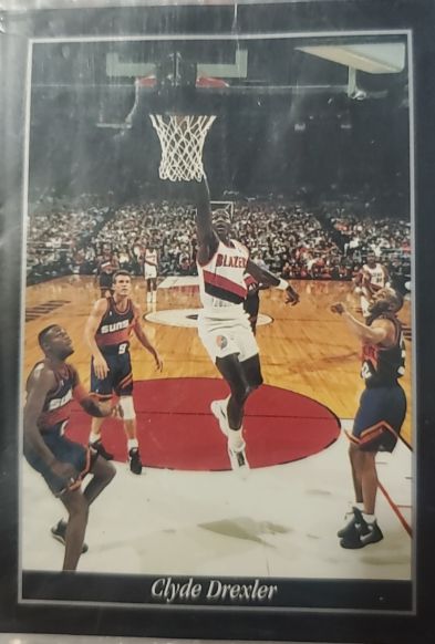 1993 Franz Portland Trail Blazers #5 Clyde Drexler — front