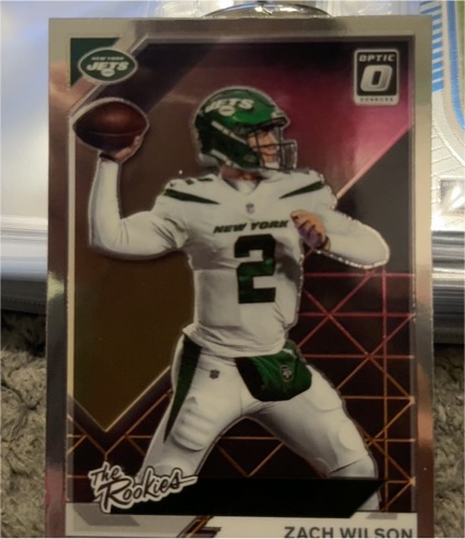 2021 Donruss Optic The Rookies #TR-2 Zach Wilson — front