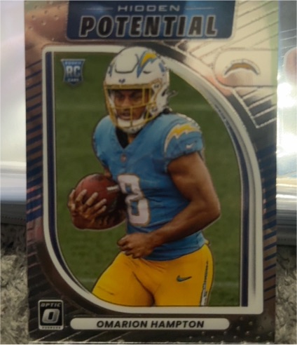 2025 Panini Donruss Optic #9 Omarion Hampton Hidden Potential Rookie — front