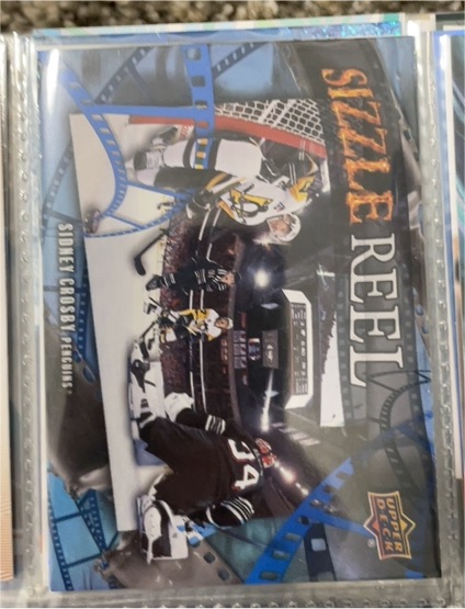 2025-26 Upper Deck Extended Series #SR-88 Sidney Crosby Sizzle Reel — front