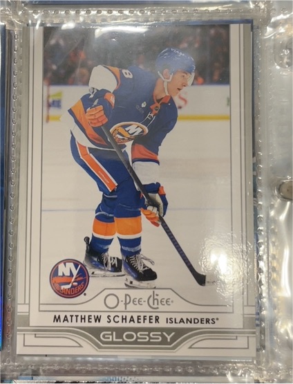 2025-26 Upper Deck O-Pee-Chee Glossy #OG-28 Matthew Schaefer — front
