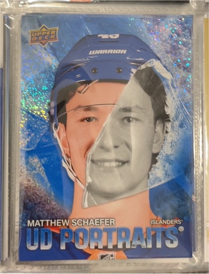 2025-26 Upper Deck #P-32 Matthew Schaefer UD Portraits — front