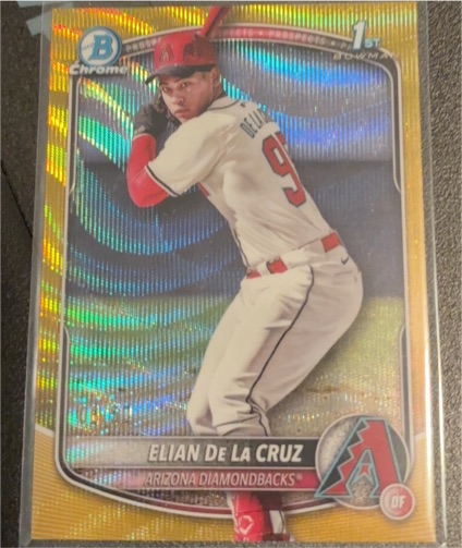 2025 Bowman Chrome #BCP-249 Elian De La Cruz — front