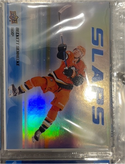 2025-26 Upper Deck Series 2 Slaps #SL-19 Beckett Sennecke — front