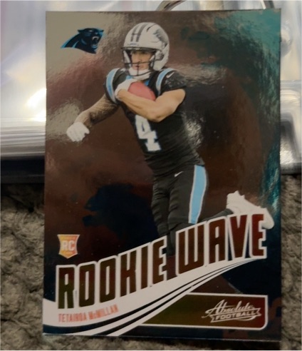 2025 Panini Absolute Rookie Wave #RW-TMN Tetairoa McMillan — front