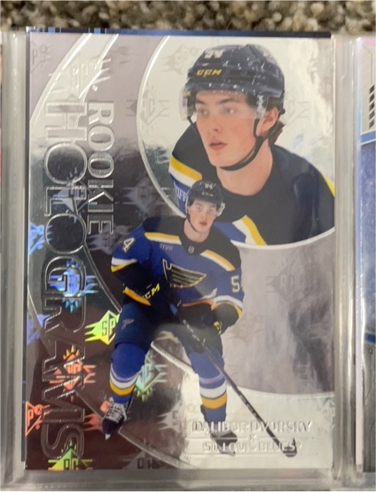 2025-26 Upper Deck SPx #160 Dalibor Dvorsky Rookie Holograms — front