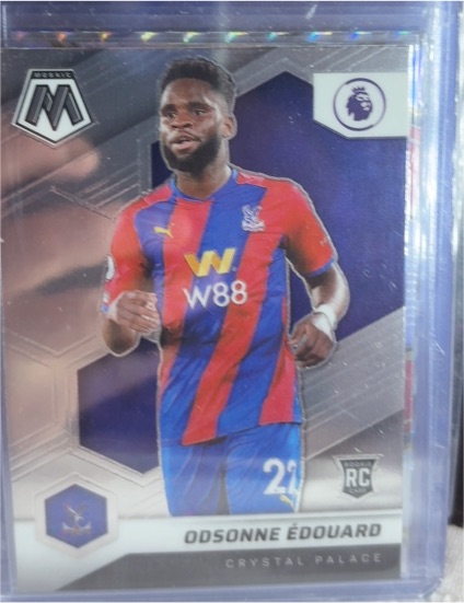 2021-22 Panini Mosaic Premier League #137 Odsonne Edouard — front