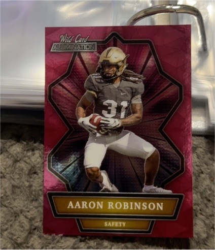 2021 Wild Card Alumination #ABC-70 Aaron Robinson — front