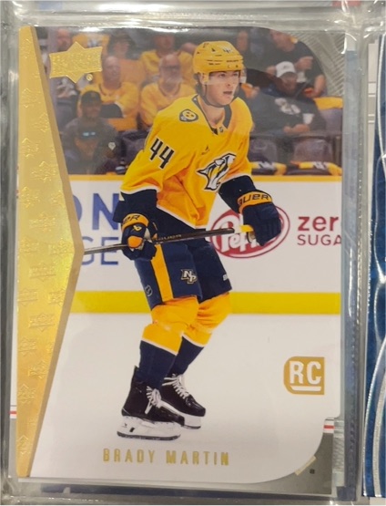 2025-26 Upper Deck Series 2 Rookie Tribute Die-Cut #RTD-20 Brady Martin — front